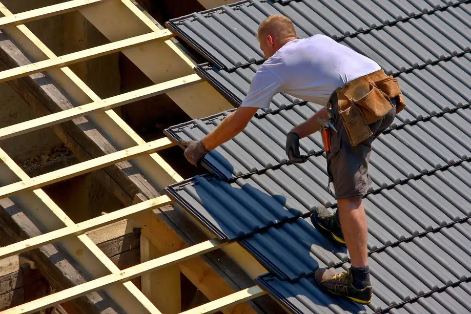 Construction toiture neuve zinc joint debout - AS Toiture Vichy